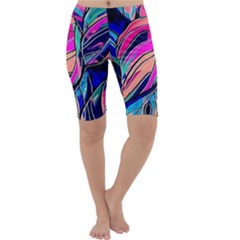 Tropical Leaves Resize 2000x2000 Same A3580b Cropped Leggings  by Sobalvarro