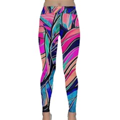 Tropical Leaves Resize 2000x2000 Same A3580b Classic Yoga Leggings by Sobalvarro