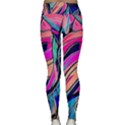 Tropical leaves Resize 2000x2000 Same A3580b Lightweight Velour Classic Yoga Leggings View2