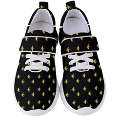 Peeled Banana On Black Women s Velcro Strap Shoes by snowwhitegirl
