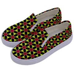 Pattern Texture Backgrounds Kids  Canvas Slip Ons by HermanTelo