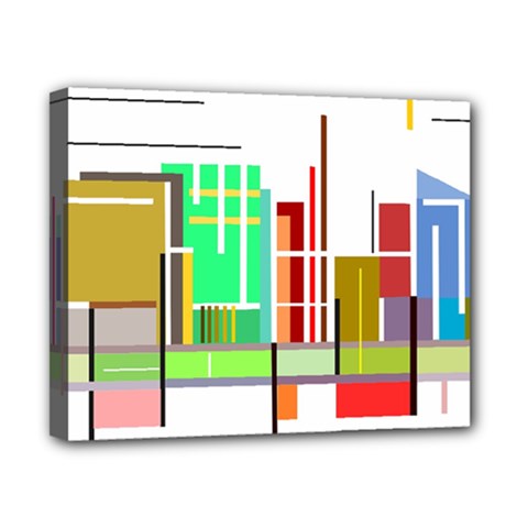 Business Finance Statistics Graphic Canvas 10  X 8  (stretched) by Simbadda