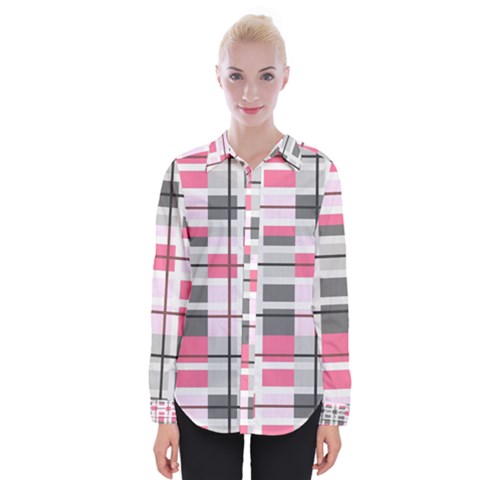 Fabric Textile Nursery Pale Baby Womens Long Sleeve Shirt by Simbadda