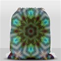 Art Background Flames Drawstring Bag (Small) View2