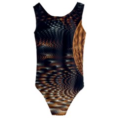 Fractals Fantasy Image Art Kids  Cut-out Back One Piece Swimsuit by Simbadda