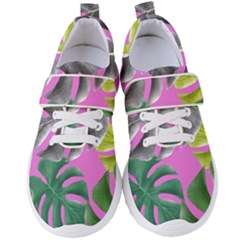 Tropical Greens Leaves Design Women s Velcro Strap Shoes by Simbadda