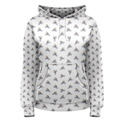 Cycling Motif Design Pattern Women s Pullover Hoodie by dflcprintsclothing