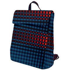 Signal Background Pattern Light Texture Flap Top Backpack by Sudhe