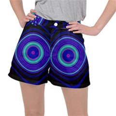 Digital Art Background Pink Blue Ripstop Shorts by Sudhe