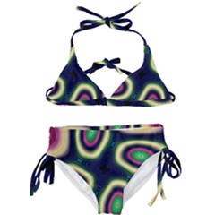 Abstract Artwork Fractal Background Art Pattern Kids  Classic Bikini Set by Sudhe