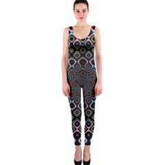 Digital Art Background Design One Piece Catsuit by Sudhe