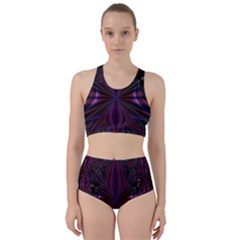 Abstract Abstract Art Fractal Racer Back Bikini Set by Sudhe