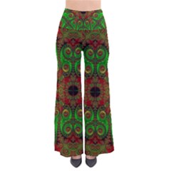 Abstract Fractal Pattern Artwork Pattern So Vintage Palazzo Pants by Sudhe