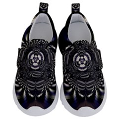 Abstract Artwork Art Fractal Kids  Velcro No Lace Shoes by Pakrebo
