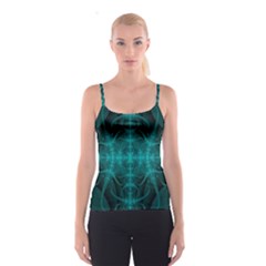 Abstract Art Design Digital Art Spaghetti Strap Top by Pakrebo