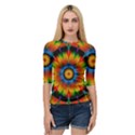 Abstract Digital Art Artwork Quarter Sleeve Raglan Tee View1