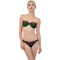 Digital Arts Fractals Futuristic Art Classic Bandeau Bikini Set by Pakrebo