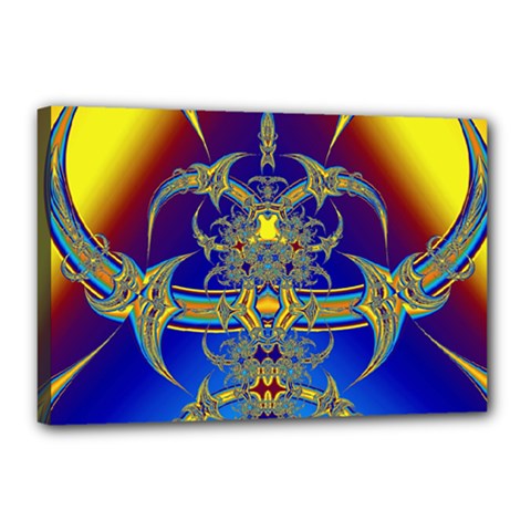 Abstract Art Design Digital Art Canvas 18  X 12  (stretched) by Pakrebo