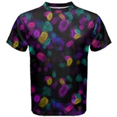 Neon Brushes                      Men s Cotton Tee by LalyLauraFLM