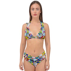 Dots 6 Double Strap Halter Bikini Set by impacteesstreetwearsix