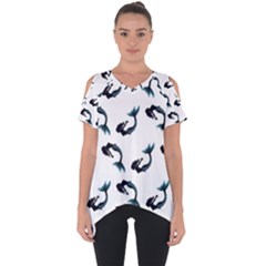 Moody Mermaids Cut Out Side Drop Tee by VeataAtticus