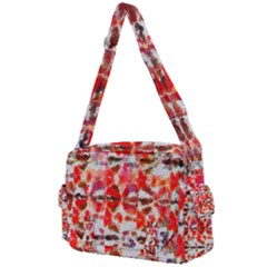 Paint Splatters On A White Background                    Buckle Multifunction Bag by LalyLauraFLM