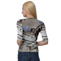 Building Architecture Columns Quarter Sleeve Raglan Tee View2