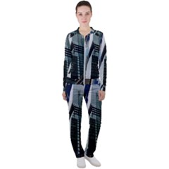 Architecture Frankfurt Reflection Casual Jacket And Pants Set by Wegoenart