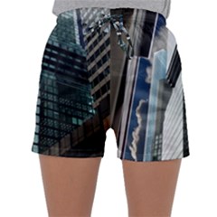 Architecture Frankfurt Reflection Sleepwear Shorts by Wegoenart