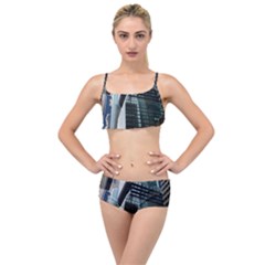 Architecture Frankfurt Reflection Layered Top Bikini Set by Wegoenart