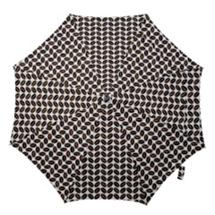 Coffee Beans Pattern Illustrator Hook Handle Umbrellas (small) by Wegoenart