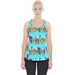 Seamless Repeating Tiling Tileable Piece Up Tank Top by Wegoenart