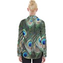 Peacock Feathers Peacock Bird Womens Long Sleeve Shirt View2