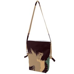 Punk Face Folding Shoulder Bag by snowwhitegirl