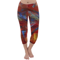 Electric Guitar Capri Winter Leggings  by WILLBIRDWELL