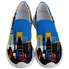 Architecture City House Window Women s Lightweight Slip Ons by Pakrebo