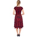 Abc 2 Cap Sleeve Front Wrap Midi Dress View2