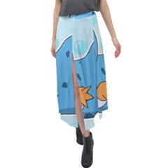 Patokip Velour Split Maxi Skirt by MuddyGamin9