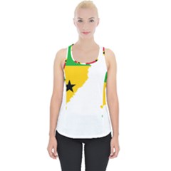 Sao Tome Principe Flag Map Piece Up Tank Top by Sapixe