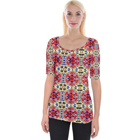 B3 1 Wide Neckline Tee by ArtworkByPatrick