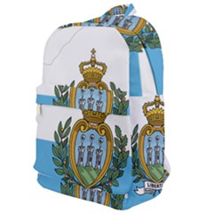 San Marino Country Europe Flag Classic Backpack by Sapixe