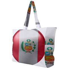Peru Flag Country Symbol Nation Simple Shoulder Bag by Sapixe