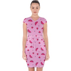 Summer Capsleeve Drawstring Dress  by scharamo