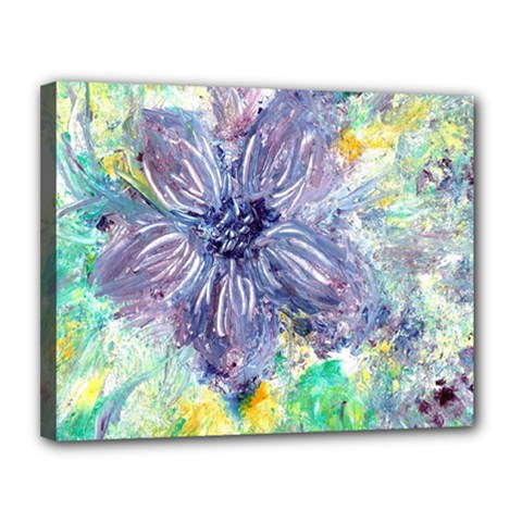 Original Abstract Art Canvas 14  X 11  (stretched) by scharamo