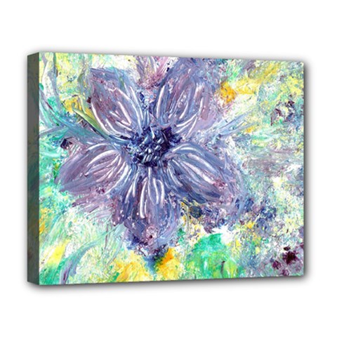 Original Abstract Art Deluxe Canvas 20  X 16  (stretched) by scharamo