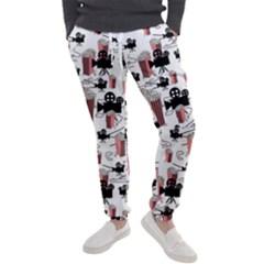 Movies And Popcorn Men s Jogger Sweatpants by bloomingvinedesign