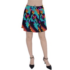 Rectangles In Retro Colors                                  Panel Skirt by LalyLauraFLM