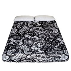 Encaje Fitted Sheet (california King Size) by Sobalvarro