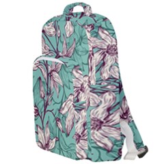 Vintage Floral Pattern Double Compartment Backpack by Sobalvarro