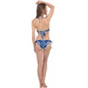 Abstract Art Artwork Fractal Design Cross Front Halter Bikini Set View2